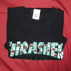Thrasher rose logo tshirt.
